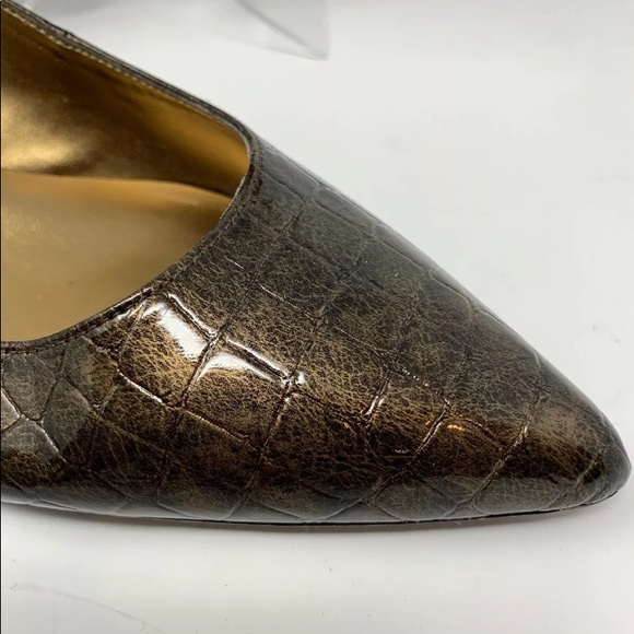 Anne Klein iflex Womens Cream Beige Slingback 10.5 - Picture 2 of 5